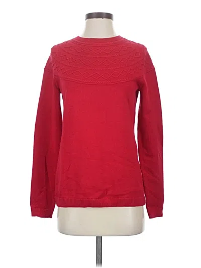 Pre-owned Talbots Pullover Sweater In Red