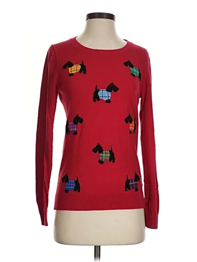 Pre-owned Talbots Pullover Sweater In Red