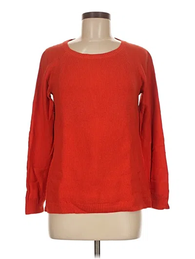 Pre-owned Talbots Pullover Sweater In Red