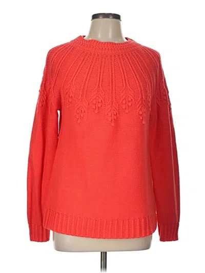 Pre-owned Talbots Pullover Sweater In Red