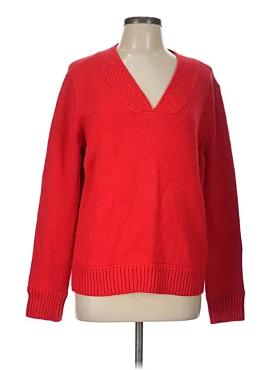 Pre-owned Talbots Pullover Sweater In Red