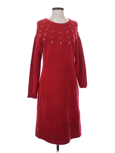 Pre-owned Talbots Pullover Sweater In Red