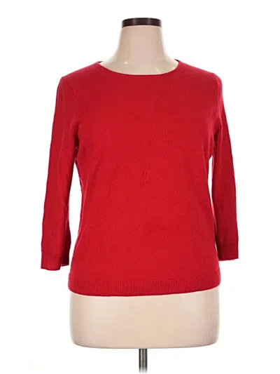 Pre-owned Talbots Pullover Sweater In Red