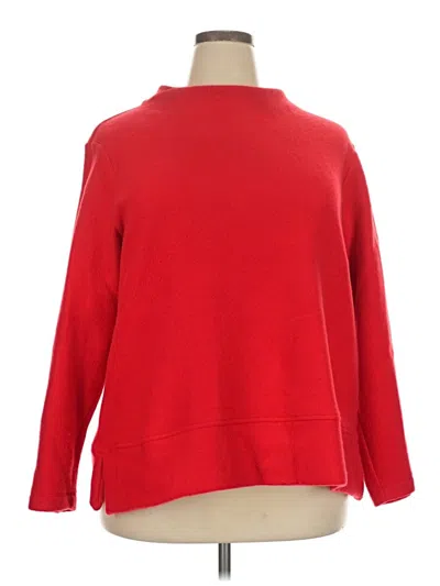 Pre-owned Talbots Pullover Sweater In Red