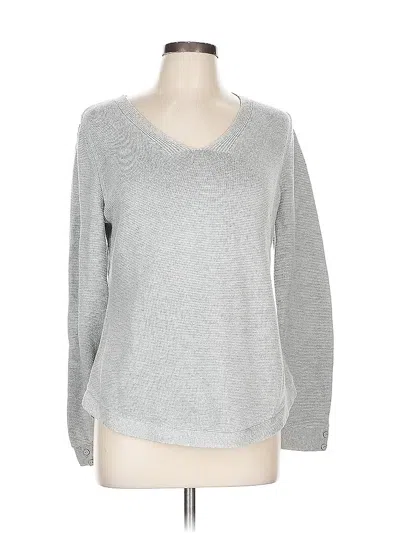 Pre-owned Talbots Pullover Sweater In Silver