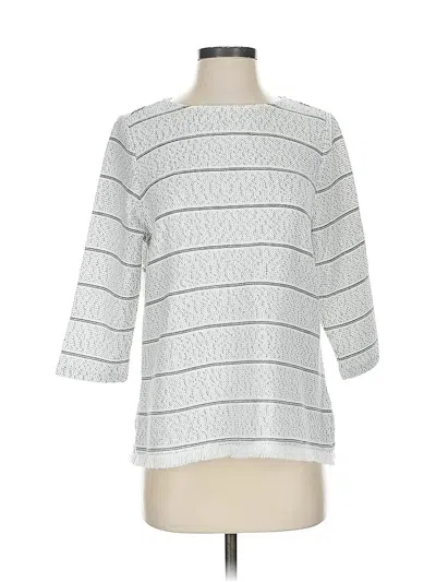 Pre-owned Talbots Pullover Sweater In Silver