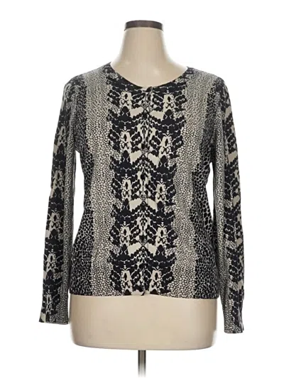 Pre-owned Talbots Pullover Sweater In Silver