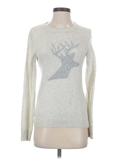 Pre-owned Talbots Pullover Sweater In Silver