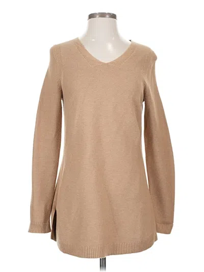 Pre-owned Talbots Pullover Sweater In Tan
