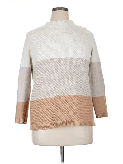 Pre-owned Talbots Pullover Sweater In Tan