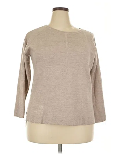Pre-owned Talbots Pullover Sweater In Tan