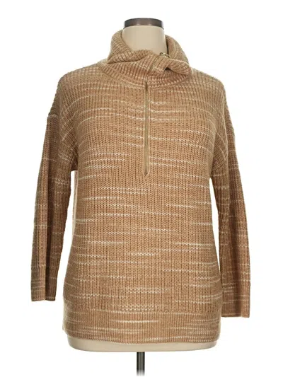 Pre-owned Talbots Pullover Sweater In Tan