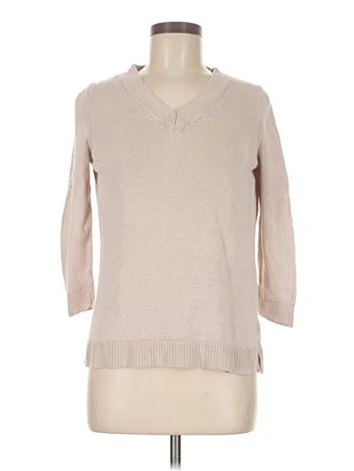 Pre-owned Talbots Pullover Sweater In Tan
