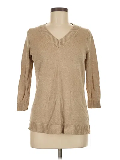 Pre-owned Talbots Pullover Sweater In Tan