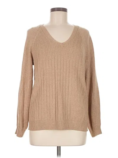 Pre-owned Talbots Pullover Sweater In Tan