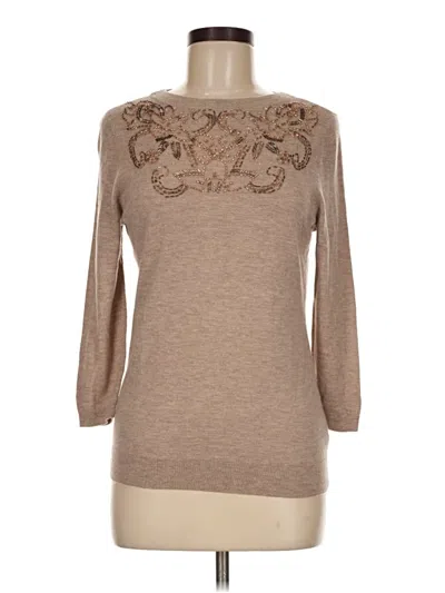 Pre-owned Talbots Pullover Sweater In Tan