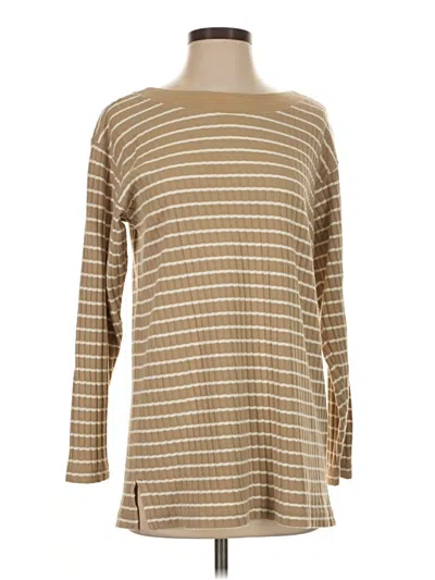 Pre-owned Talbots Pullover Sweater In Tan