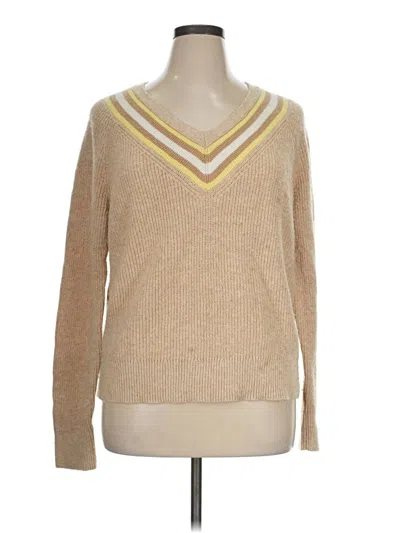 Pre-owned Talbots Pullover Sweater In Tan