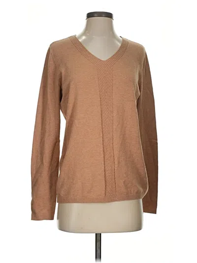 Pre-owned Talbots Pullover Sweater In Tan