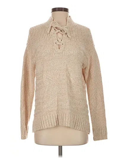 Pre-owned Talbots Pullover Sweater In Tan
