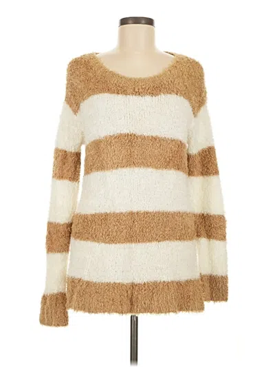 Pre-owned Talbots Pullover Sweater In Tan