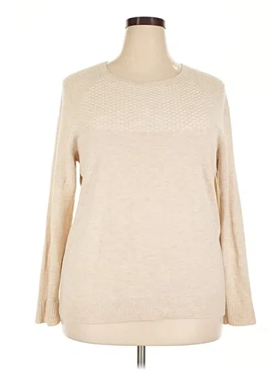 Pre-owned Talbots Pullover Sweater In Tan
