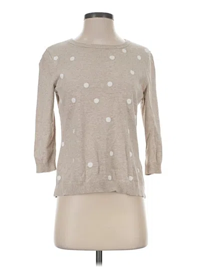 Pre-owned Talbots Pullover Sweater In Tan