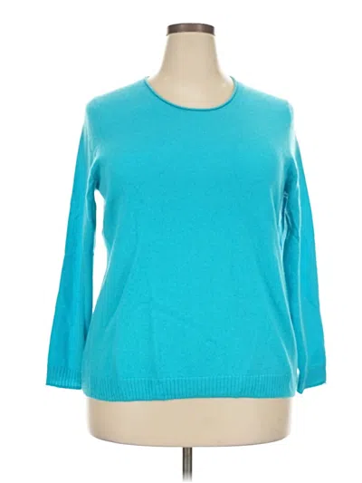 Pre-owned Talbots Pullover Sweater In Teal