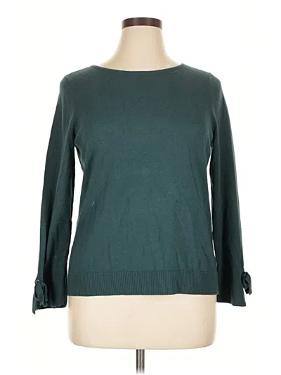 Pre-owned Talbots Pullover Sweater In Teal