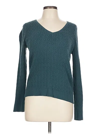 Pre-owned Talbots Pullover Sweater In Teal