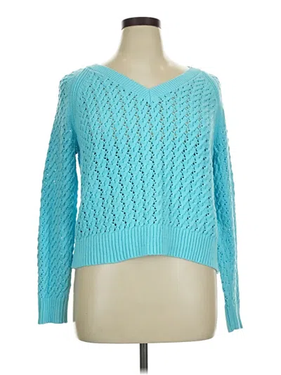Pre-owned Talbots Pullover Sweater In Teal