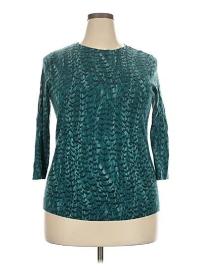 Pre-owned Talbots Pullover Sweater In Teal