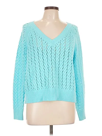 Pre-owned Talbots Pullover Sweater In Teal
