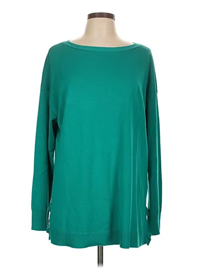 Pre-owned Talbots Pullover Sweater In Teal