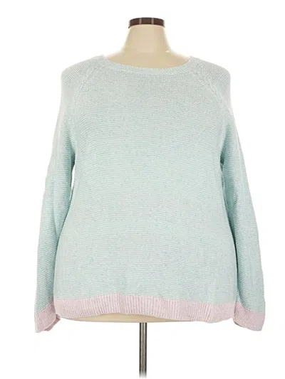 Pre-owned Talbots Pullover Sweater In Teal