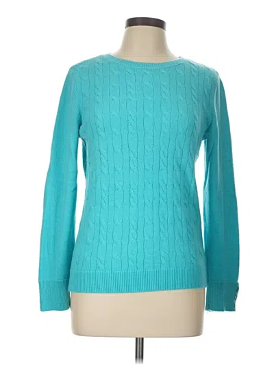 Pre-owned Talbots Pullover Sweater In Teal