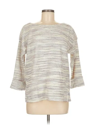 Pre-owned Talbots Pullover Sweater In White