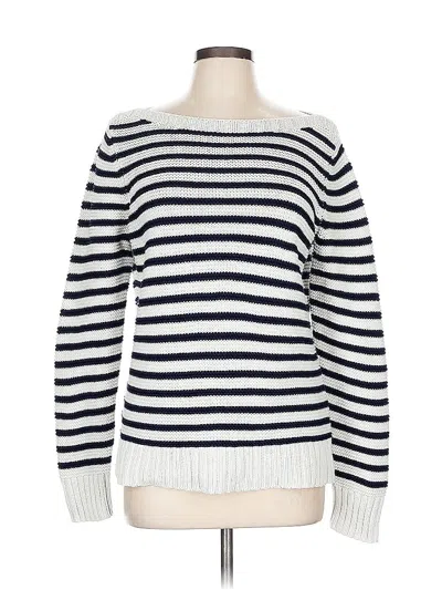 Pre-owned Talbots Pullover Sweater In White
