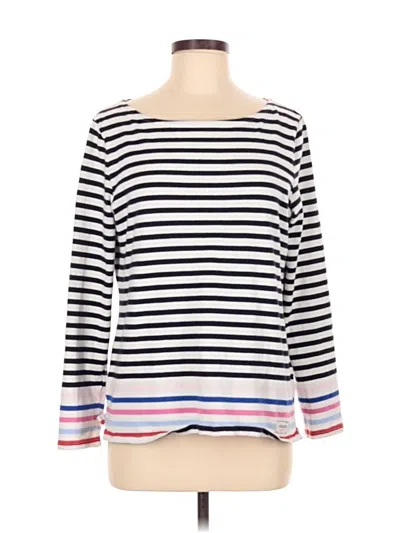 Pre-owned Talbots Pullover Sweater In White