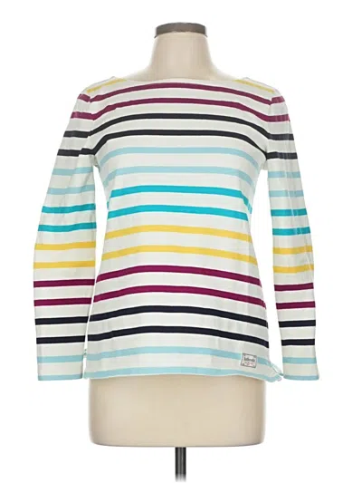 Pre-owned Talbots Pullover Sweater In White