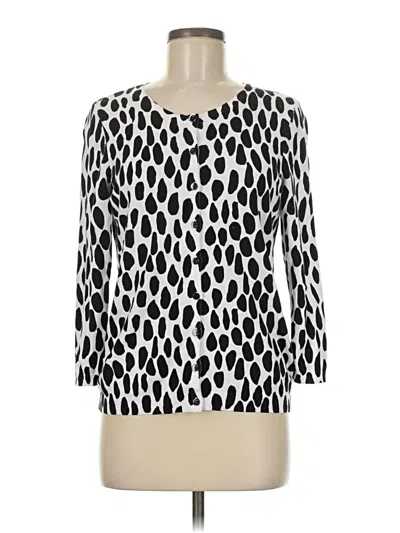 Pre-owned Talbots Pullover Sweater In White