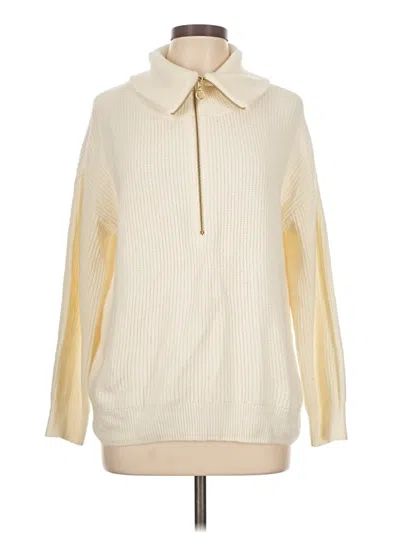 Pre-owned Talbots Pullover Sweater In White