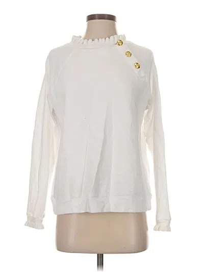 Pre-owned Talbots Pullover Sweater In White