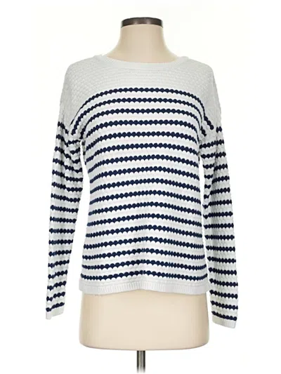 Pre-owned Talbots Pullover Sweater In White