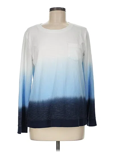 Pre-owned Talbots Pullover Sweater In White