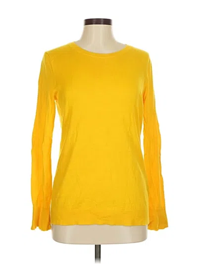 Pre-owned Talbots Pullover Sweater In Yellow