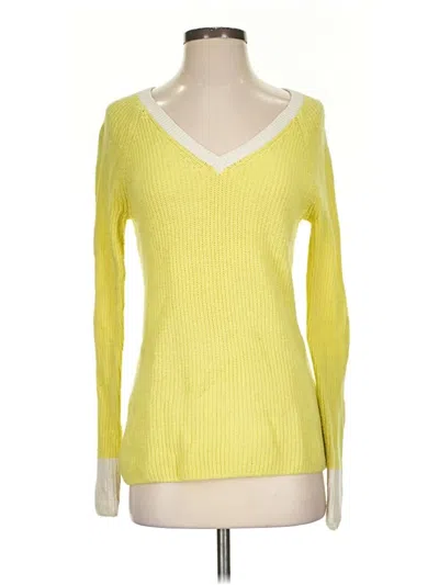 Pre-owned Talbots Pullover Sweater In Yellow