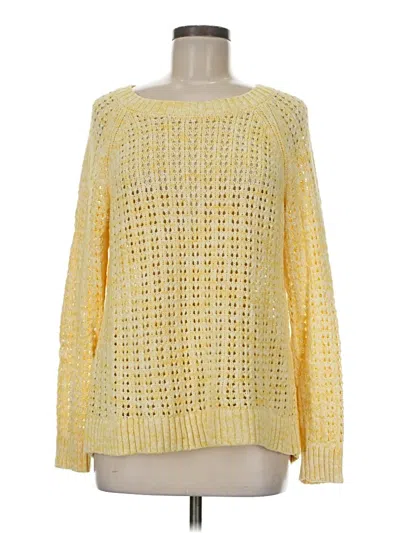Pre-owned Talbots Pullover Sweater In Yellow