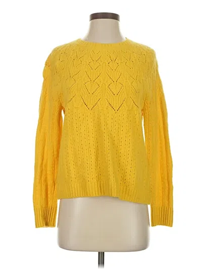 Pre-owned Talbots Pullover Sweater In Yellow
