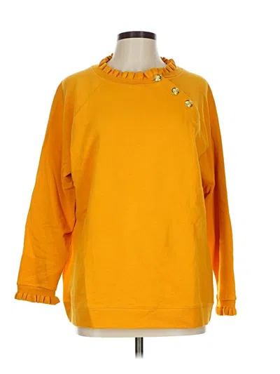 Pre-owned Talbots Pullover Sweater In Yellow